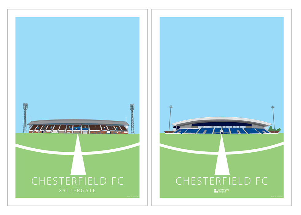 Moo&NinNins - Technique Stadium & Saltergate Prints